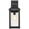 Nuvo Corning 1-Lgt Large Wall Lantern - Matte Black / Clear Glass 60/7372 - alternate 5